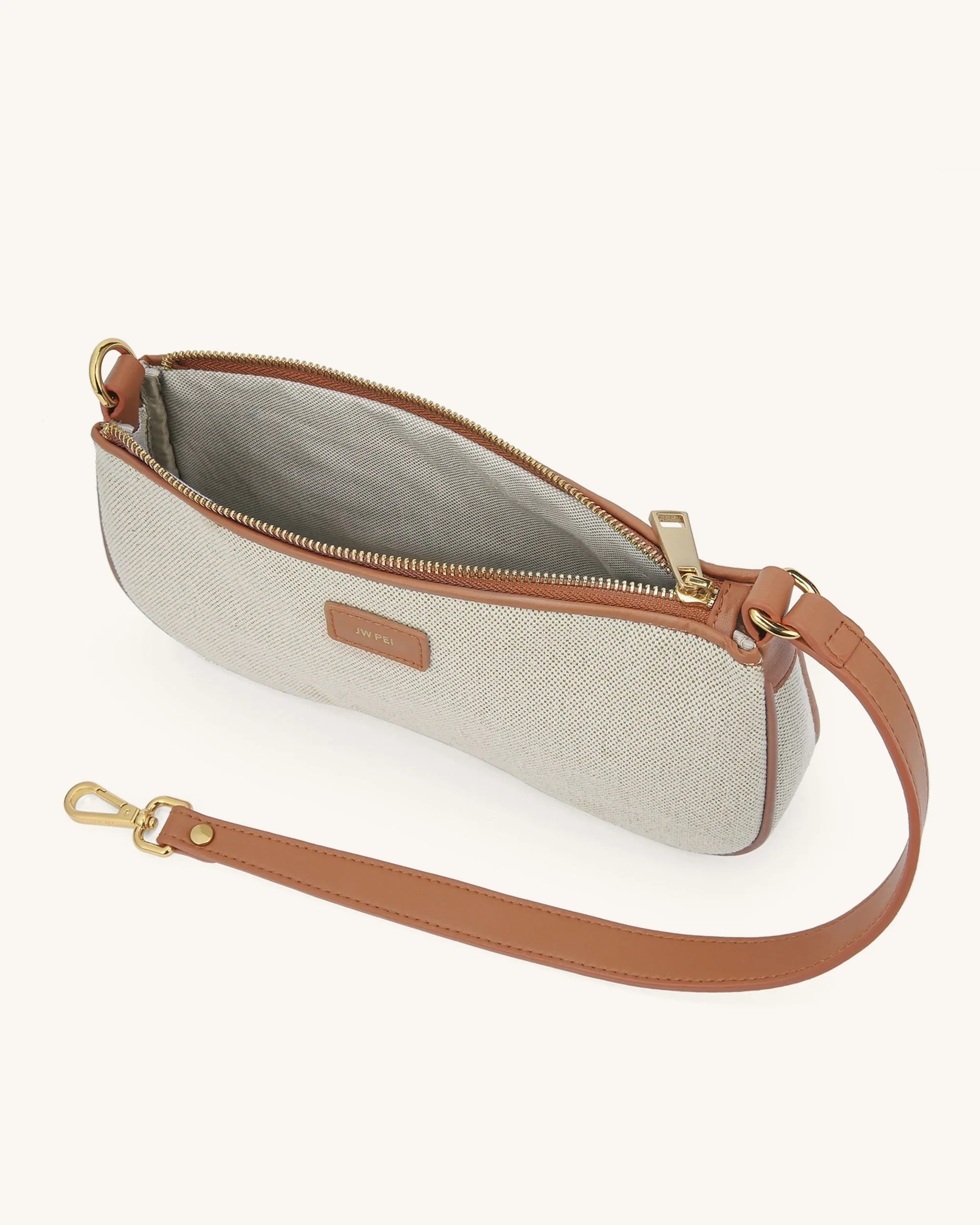 Eva Pochette - Beige Tela - Image 5