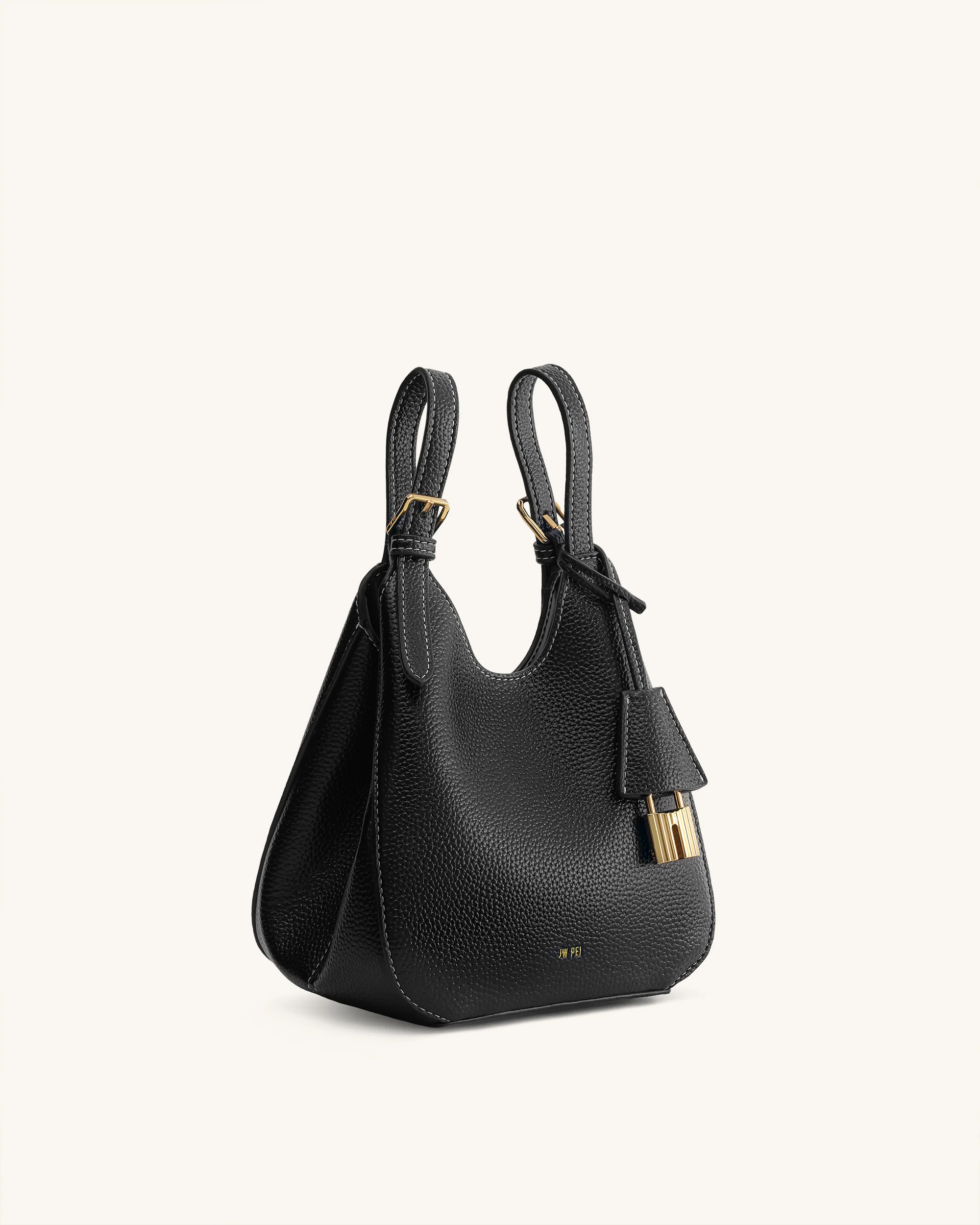 Ines Bolso Tote con Candado - Nero - Image 5