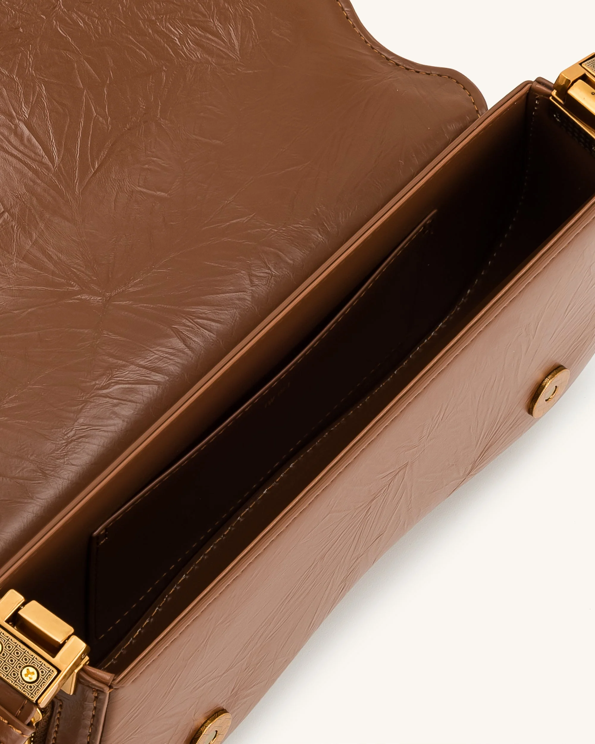 Borsa a tracolla Joy Crushed - Marrone - Image 4