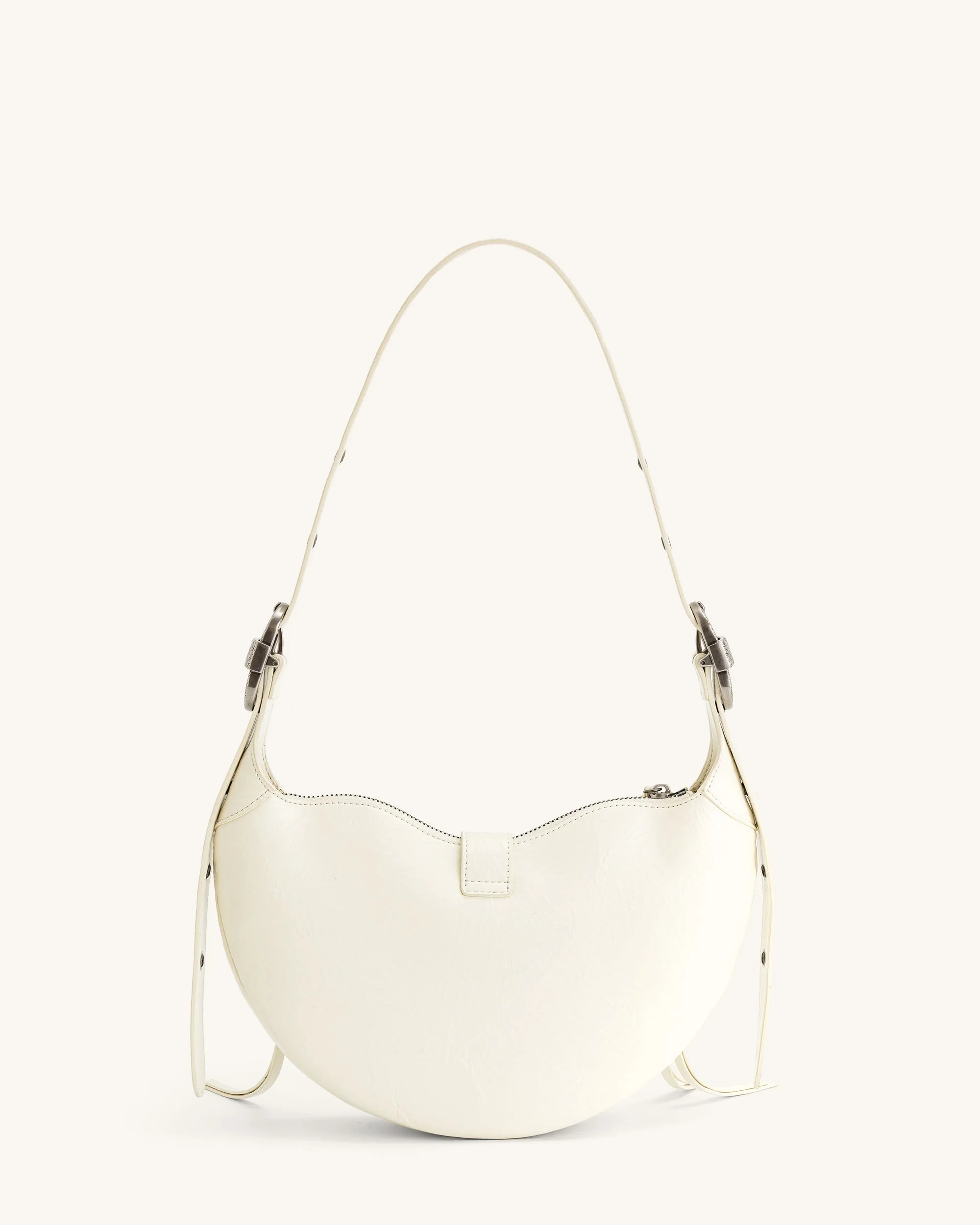 Tessa Borsa a Spalla Schiacciata - Bianco - Image 4