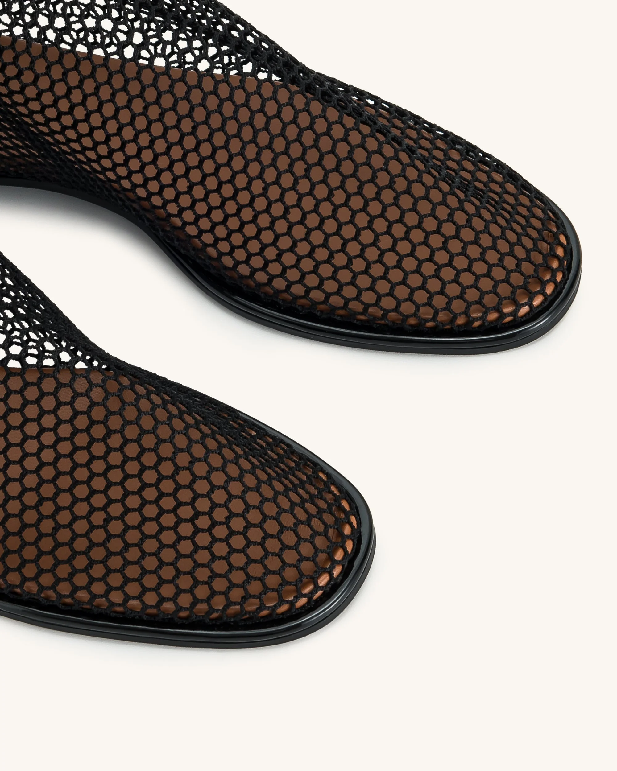 Sophia Stivali in Mesh - Nero - Image 4