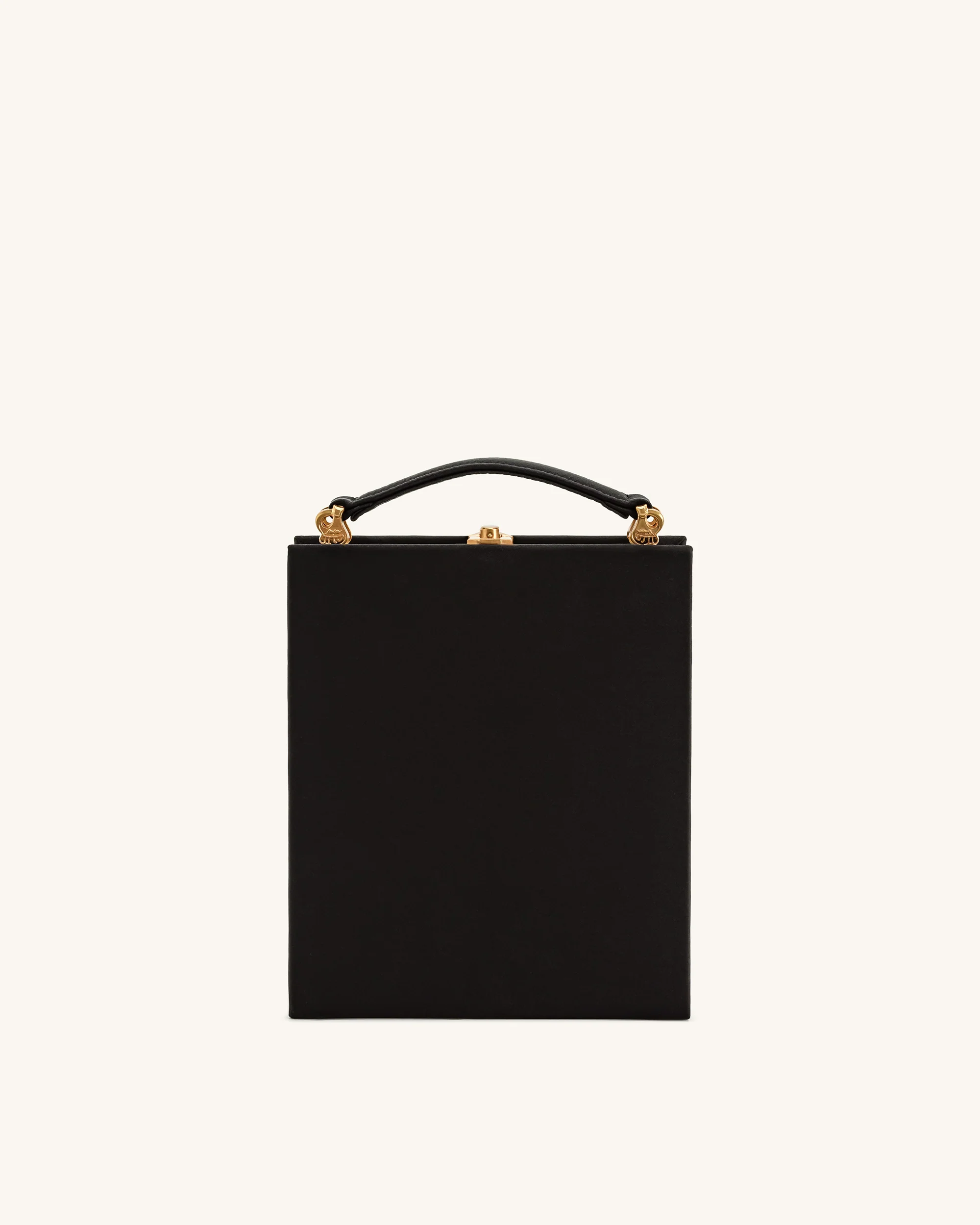 Taya Pochette a Forma di Libro con Motivo di Orchidea - Nero - Image 3